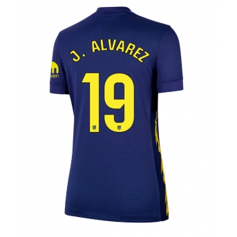Atletico Madrid Julian Alvarez #19 Maglia Gara Trasferta Repliche 2025-26 Donna Maniche Corte
